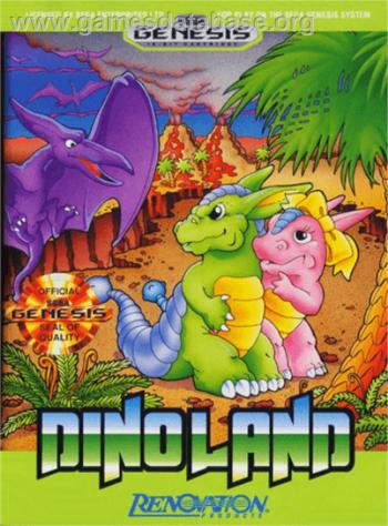 Cover Dino Land for Genesis - Mega Drive